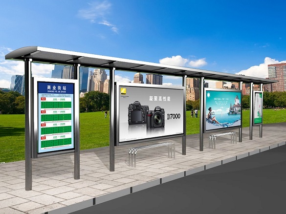 不銹鋼公交站臺