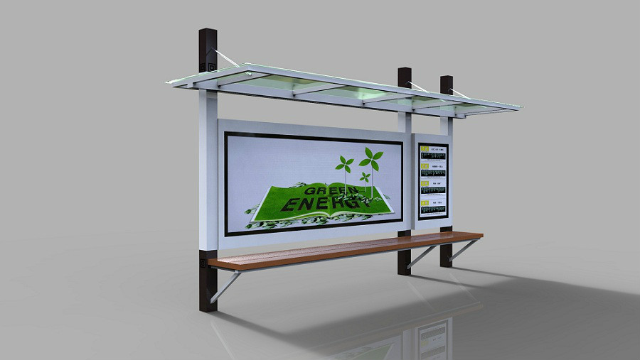 鄉(xiāng)鎮(zhèn)簡約烤漆候車亭